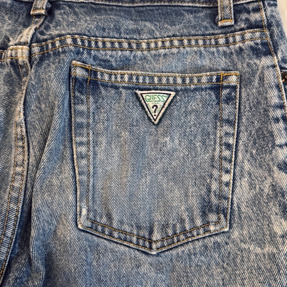 Guess Light Blue Straight Leg Jeans vtg - Picture 3 of 5
